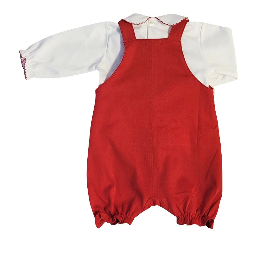 Christmas Stocking Pima Cotton Baby Girl Romper - Little Threads Inc. Children's Clothing