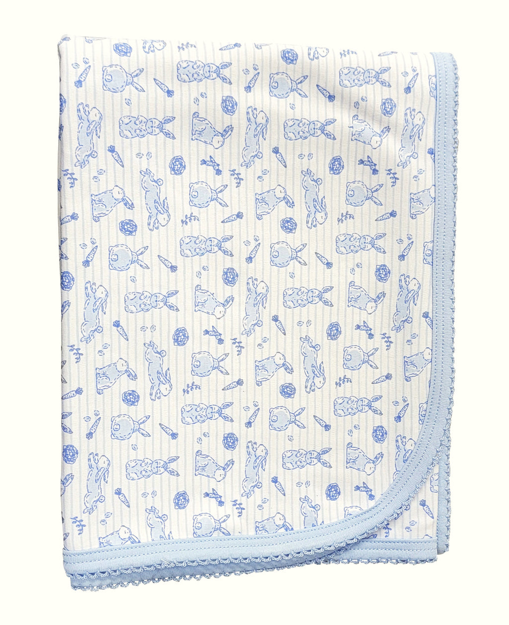 Easter Bunnies Blanket Baby Boy Pima Cotton - Little Threads Inc. Children's Clothing
