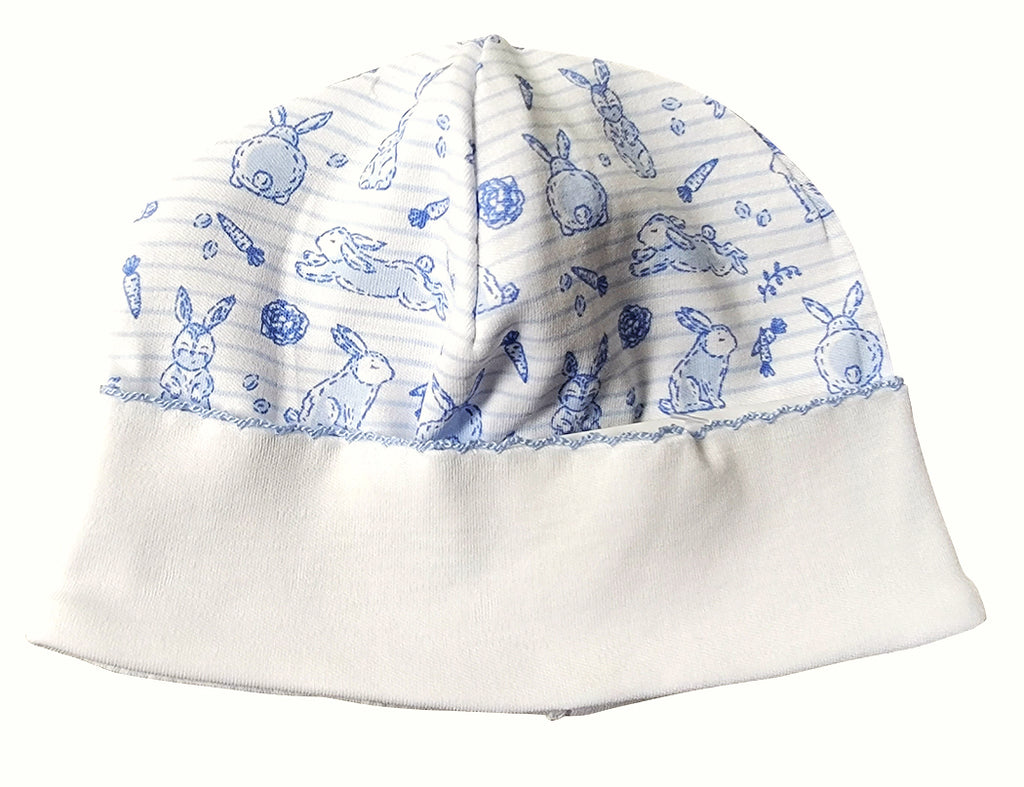 Easter Bunnies Baby Boy Hat Pima Cotton - Little Threads Inc. Children's Clothing