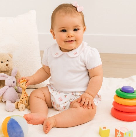 Bows & Flowers 2pc Set - Little Threads Inc. Children's Clothing