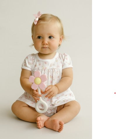 Bows & Flowers Baby girl's Dress - Little Threads Inc. Children's Clothing