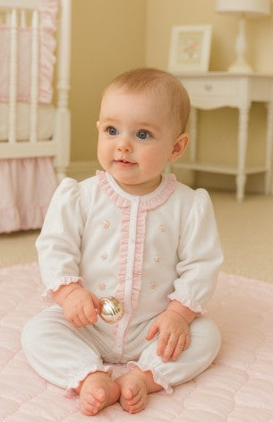 Baby Girl's Brielle Pima Cotton Converter