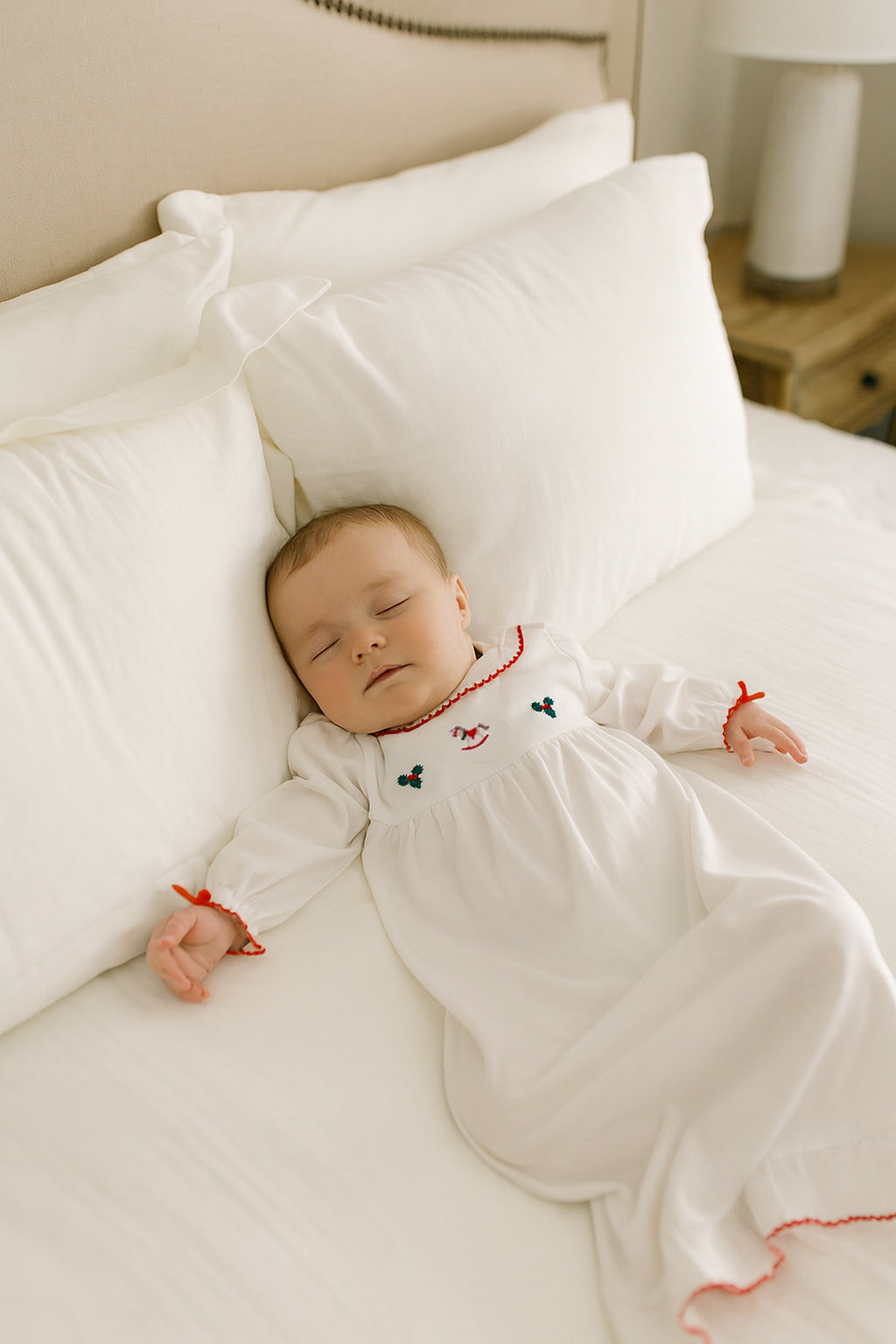 Christmas Rocking Horse Girl Gown