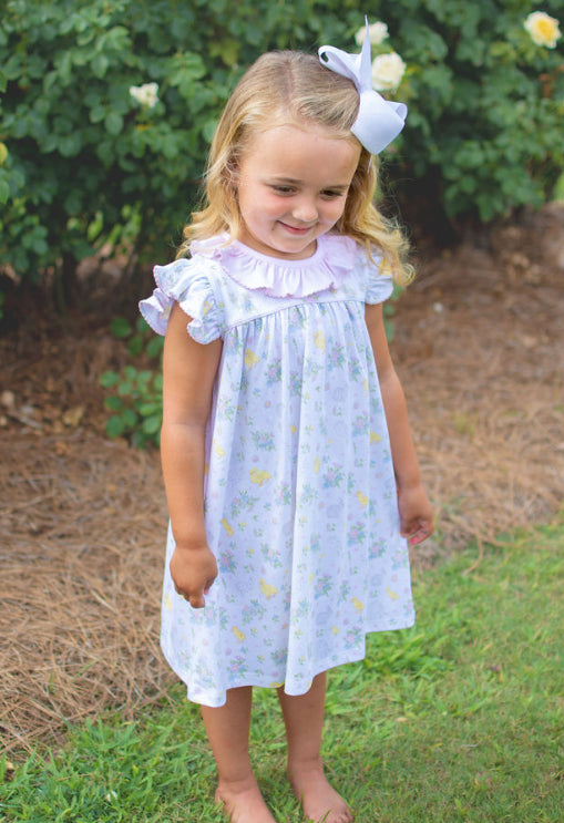 Float Easter Floral girls Dress - Little Threads Inc. Children's Clothing