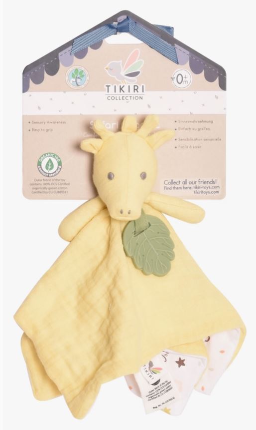 Safari Organic Giraffe Comforter - Little Threads Inc. Children's Clothing
