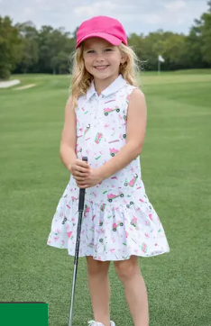 Golf Collection Girl's A Line Dress - Little Threads Inc. Children's Clothing