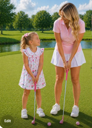 Golf Collection Float girl's dress - Little Threads Inc. Children's Clothing
