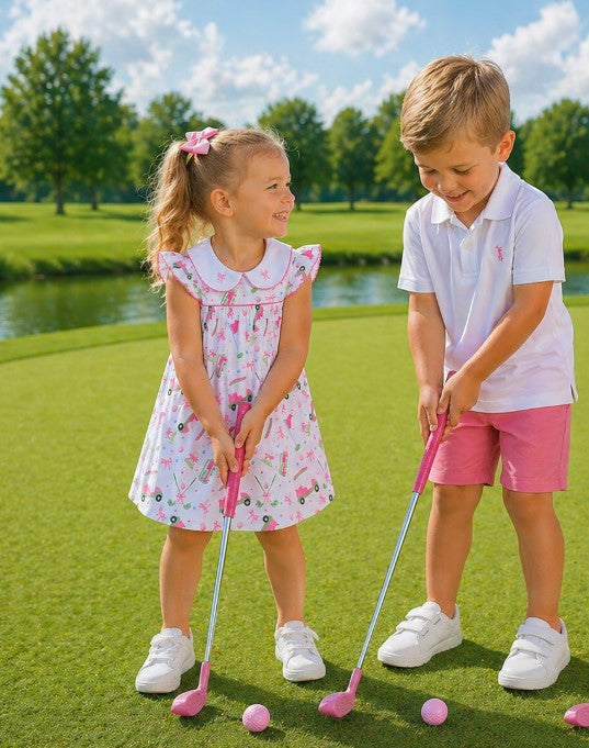 Golf Collection Float girl's dress - Little Threads Inc. Children's Clothing