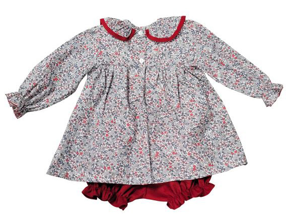 Baby Girl's "Callie & Carter" Christmas Diaper Set - Little Threads Inc. Children's Clothing
