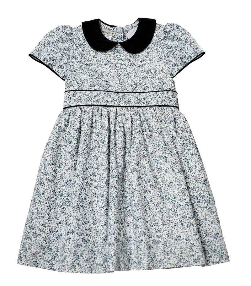 Girl's "Vivi & Brett" Viella Classic Floral Dress - Little Threads Inc. Children's Clothing
