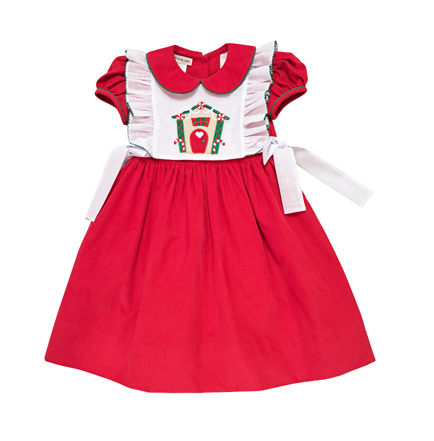 Christmas Gingerbread Girl's Dress