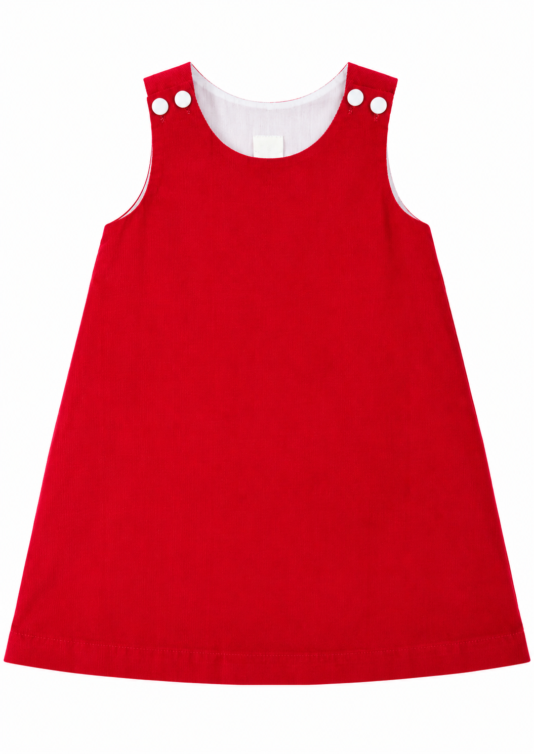 Red Corduroy Girls Dress - Little Threads Inc. Children's Clothing