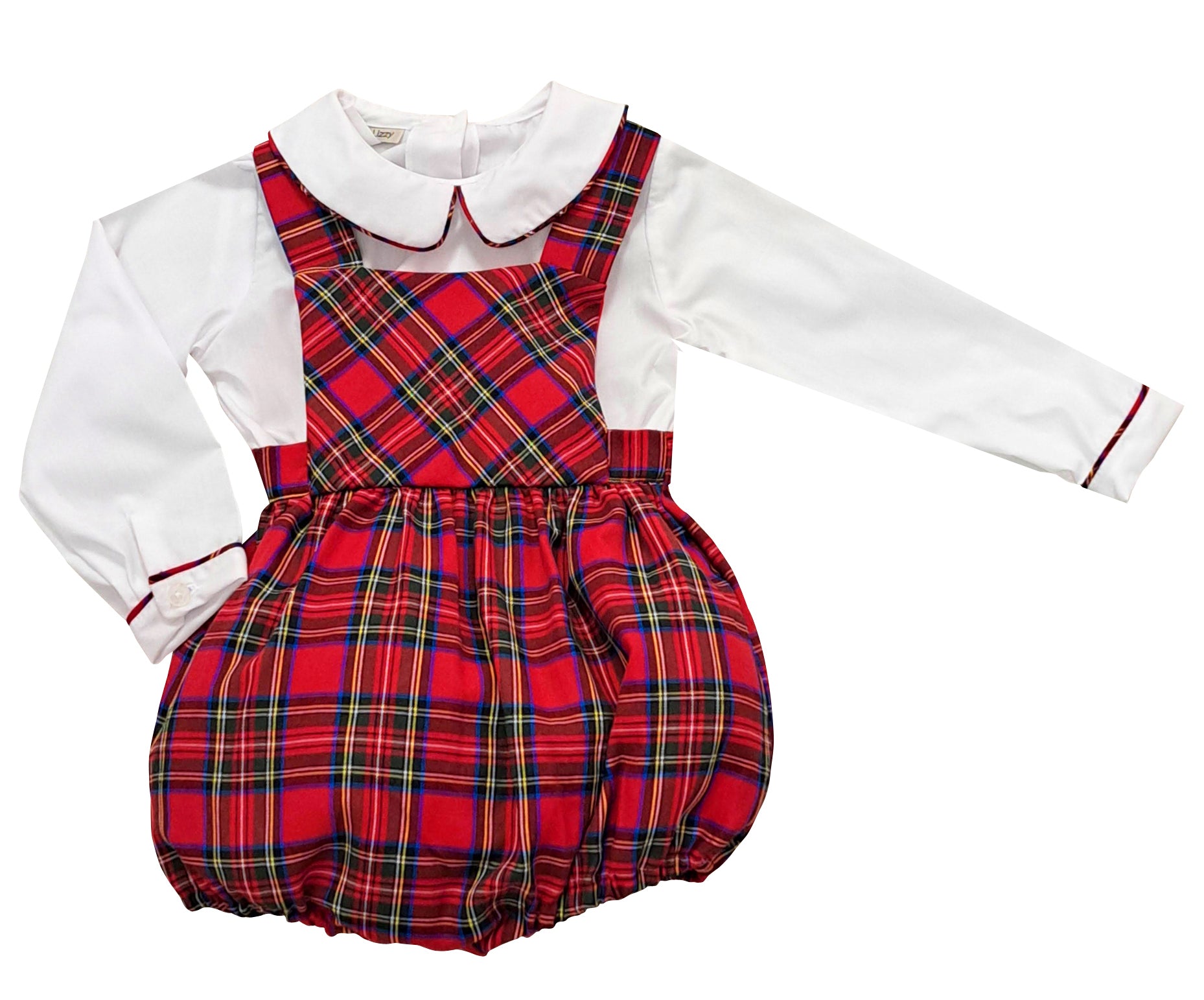 Christmas Plaids Baby Boy Diaper set - Little Threads Inc. Children's Clothing