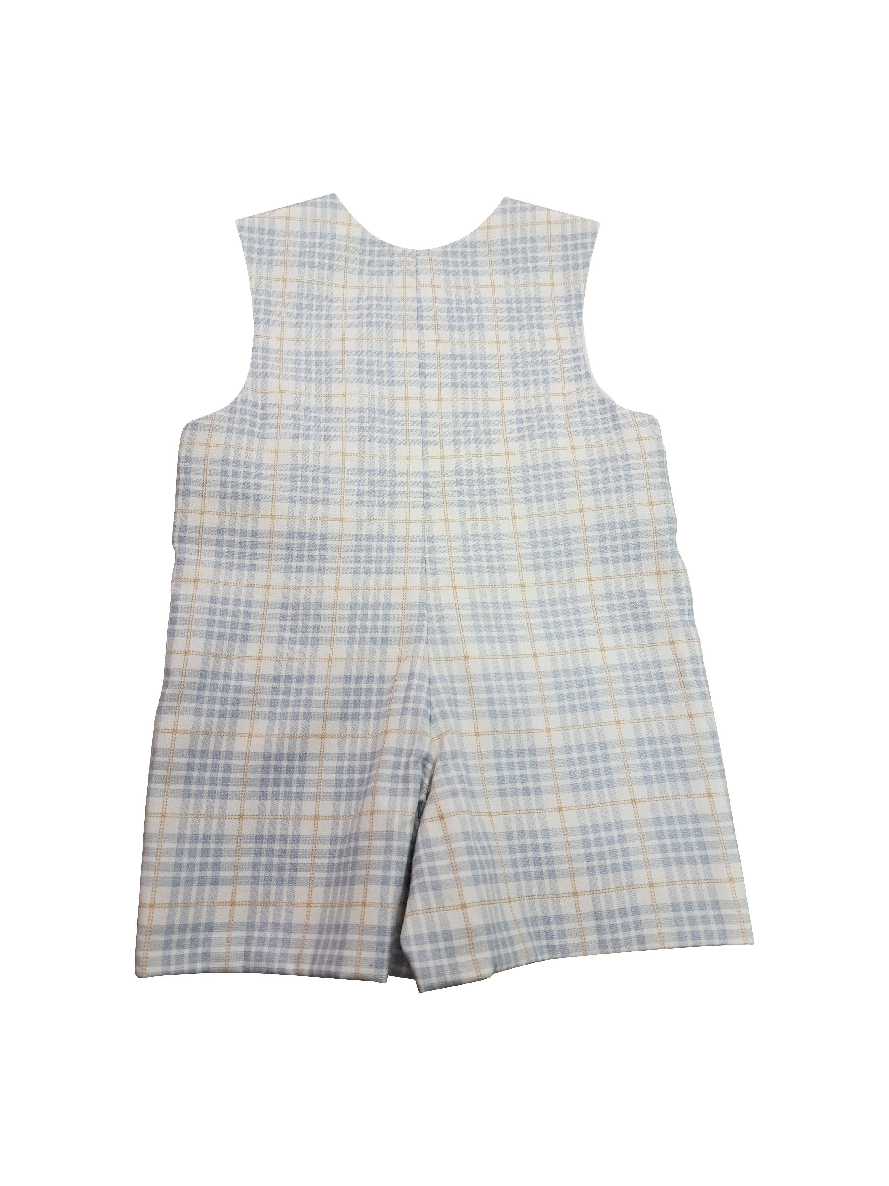 Fall Plaid Boys Overall