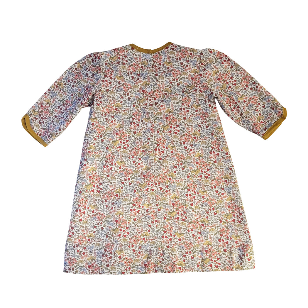 Fall Floral A-line Girl's Dress