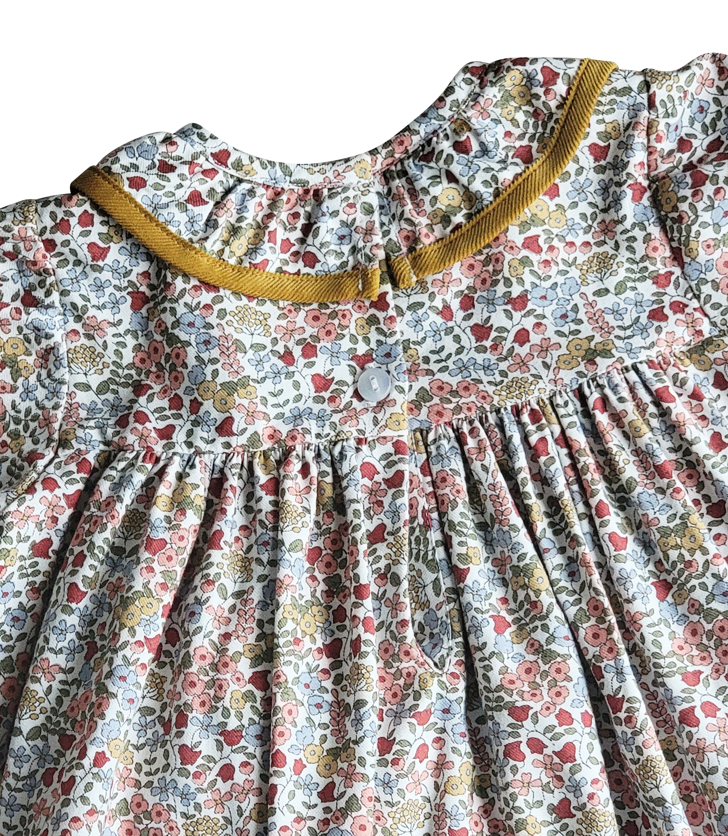 Celine Fall Floral Long Sleeve Bloomer Set
