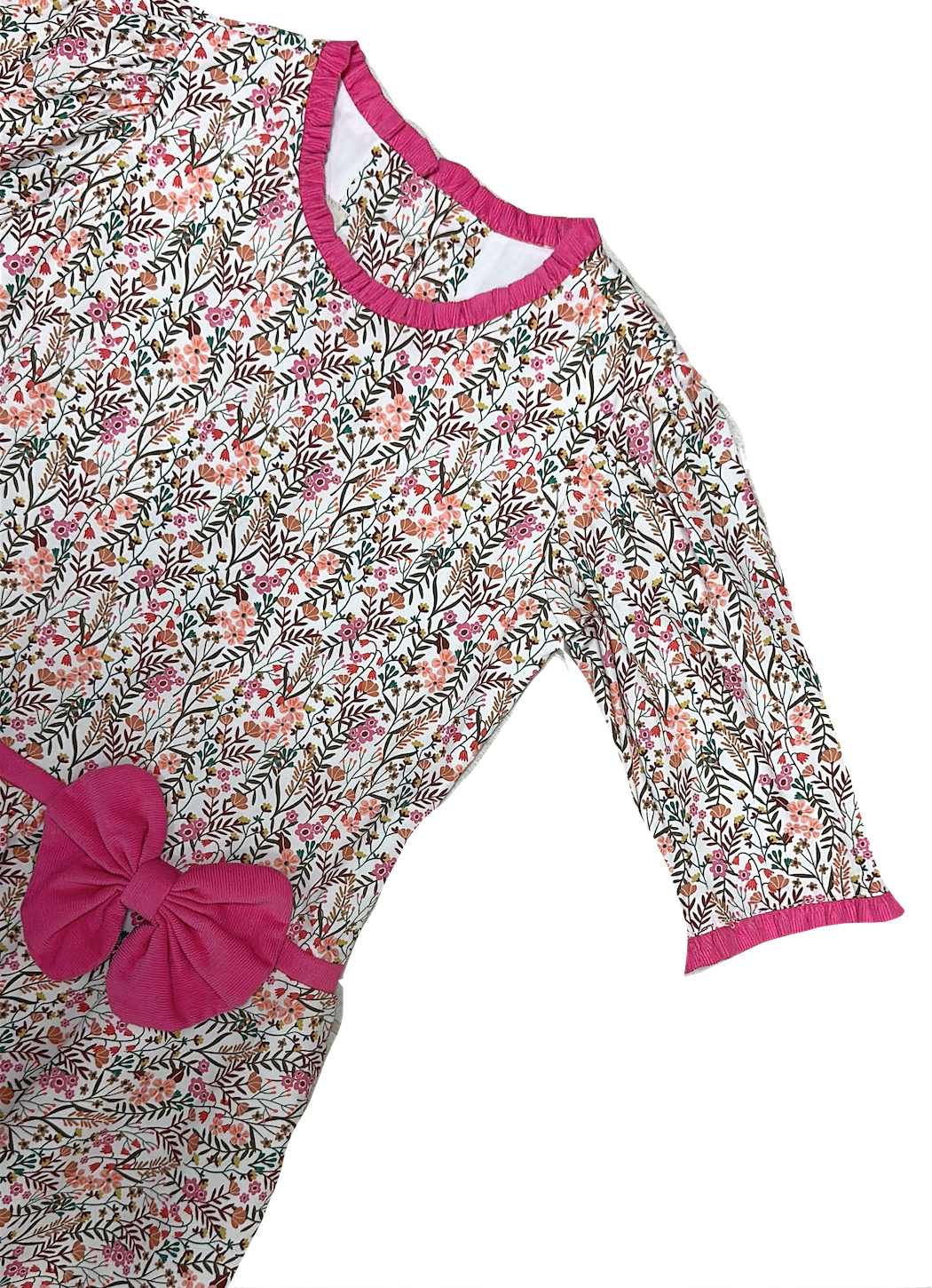 Amy Dropped Waist Girl's Dress - Little Threads Inc. Children's Clothing