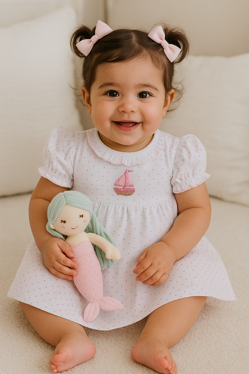 Baby Girl's Sailboat Dress