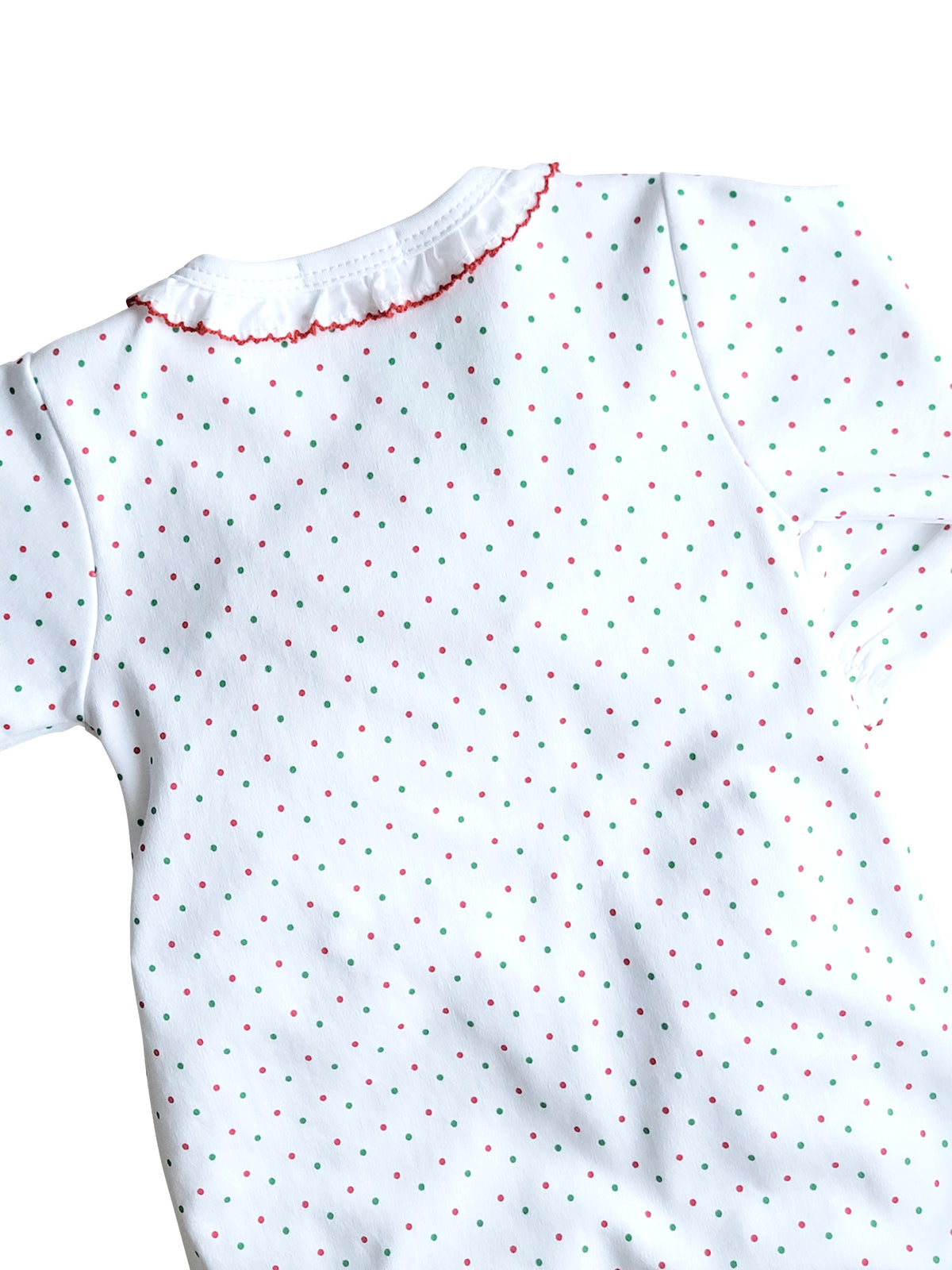 Christmas Baby Girl's Candy Cane Footie - Little Threads Inc. Children's Clothing