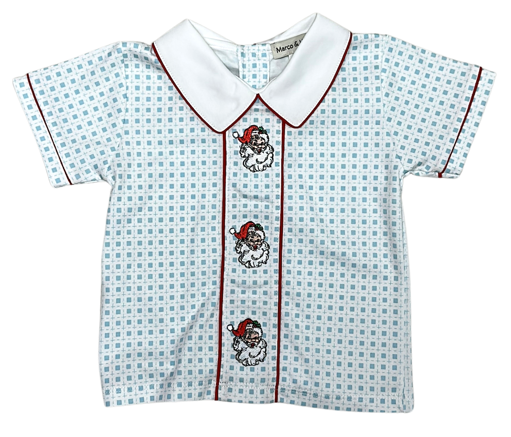 Santa Pima Cotton Boy's Short Set