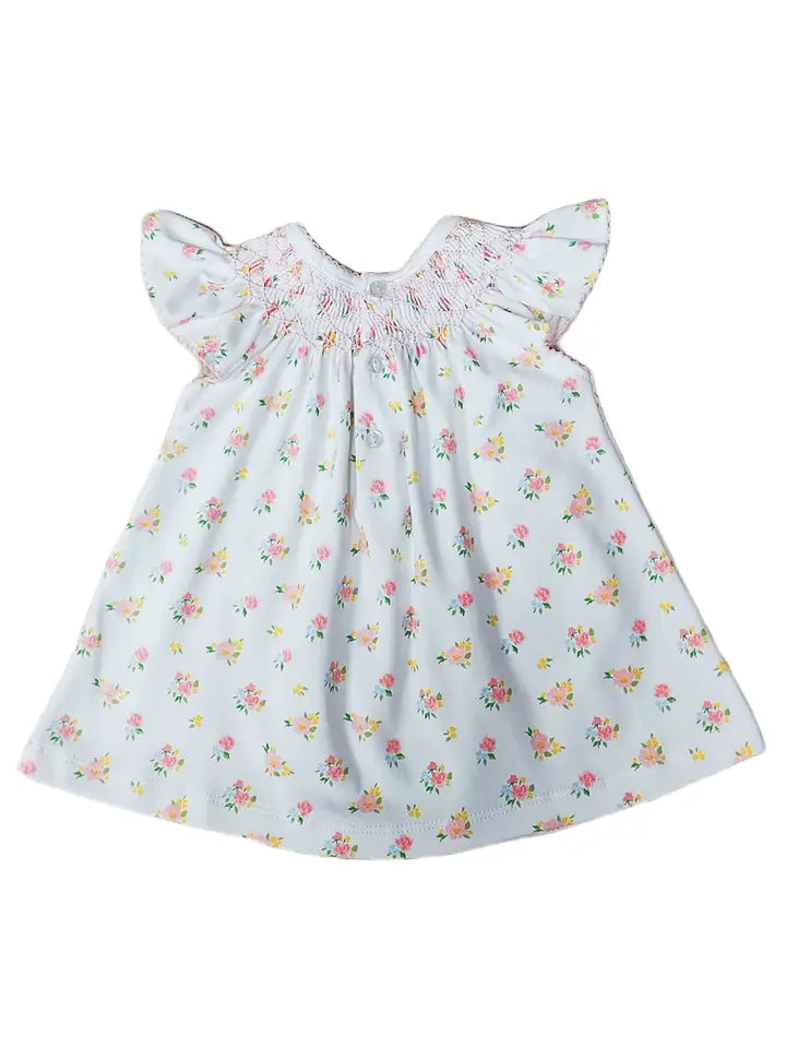English Roses Baby Girls Smocked Bishop Set - Little Threads Inc. Children's Clothing