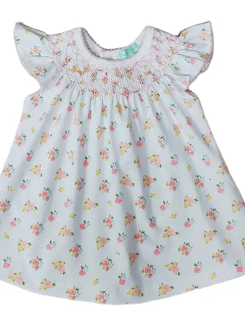 English Roses Baby Girls Smocked Bishop Set - Little Threads Inc. Children's Clothing