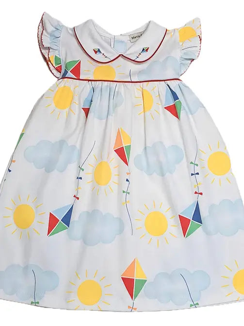 Summer Kites Girl's Float Dress - Little Threads Inc. Children's Clothing