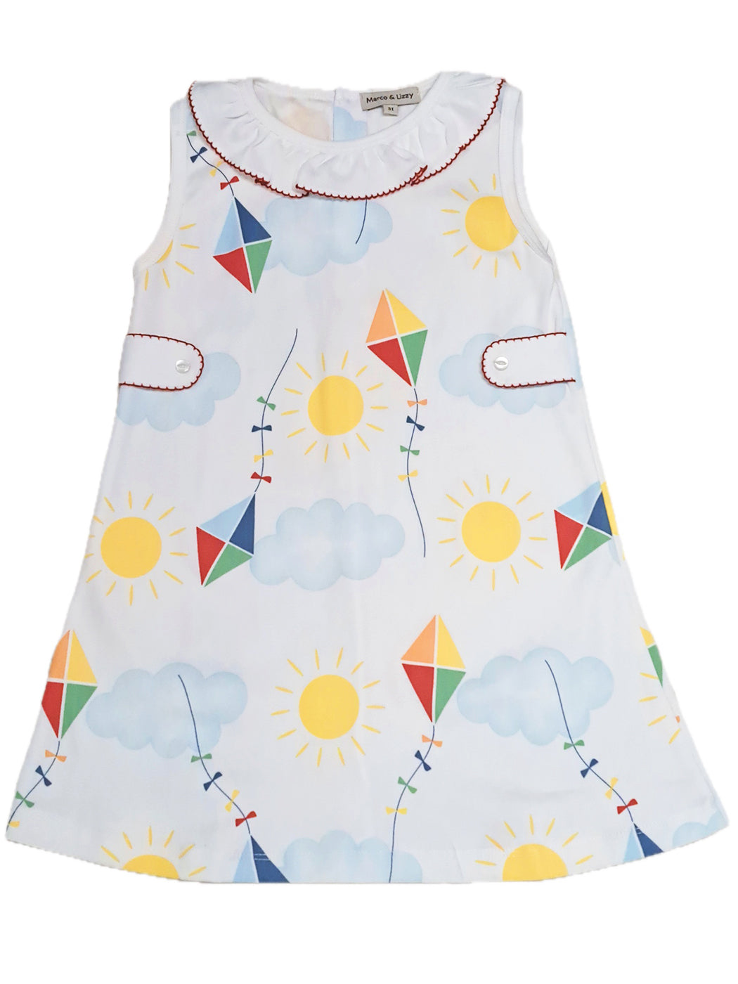 Kites Pima Cotton A Line Girl's Dress