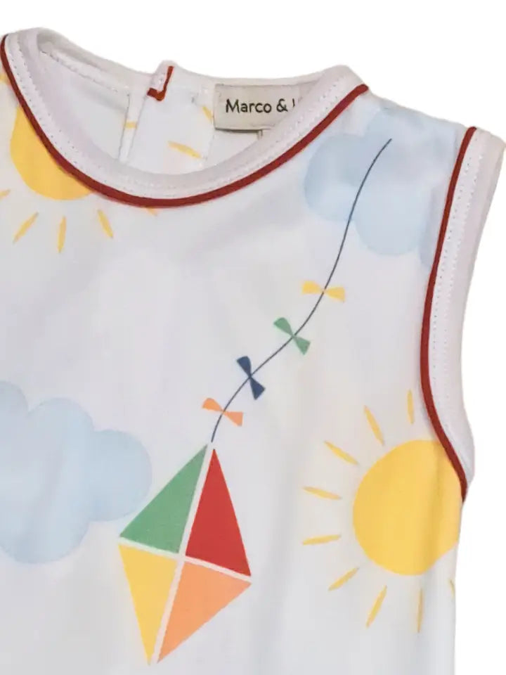 Summer Kites Boys Romper - Little Threads Inc. Children's Clothing