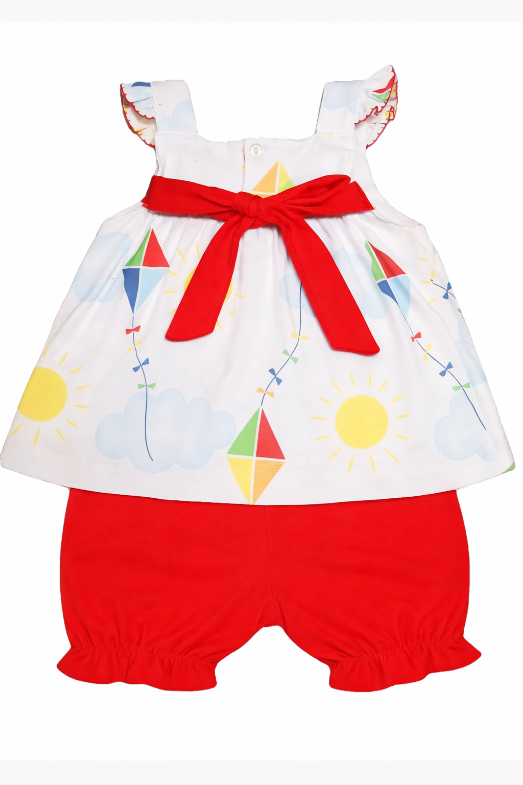 Summer Kites Girls Bloomer Set - Little Threads Inc. Children's Clothing