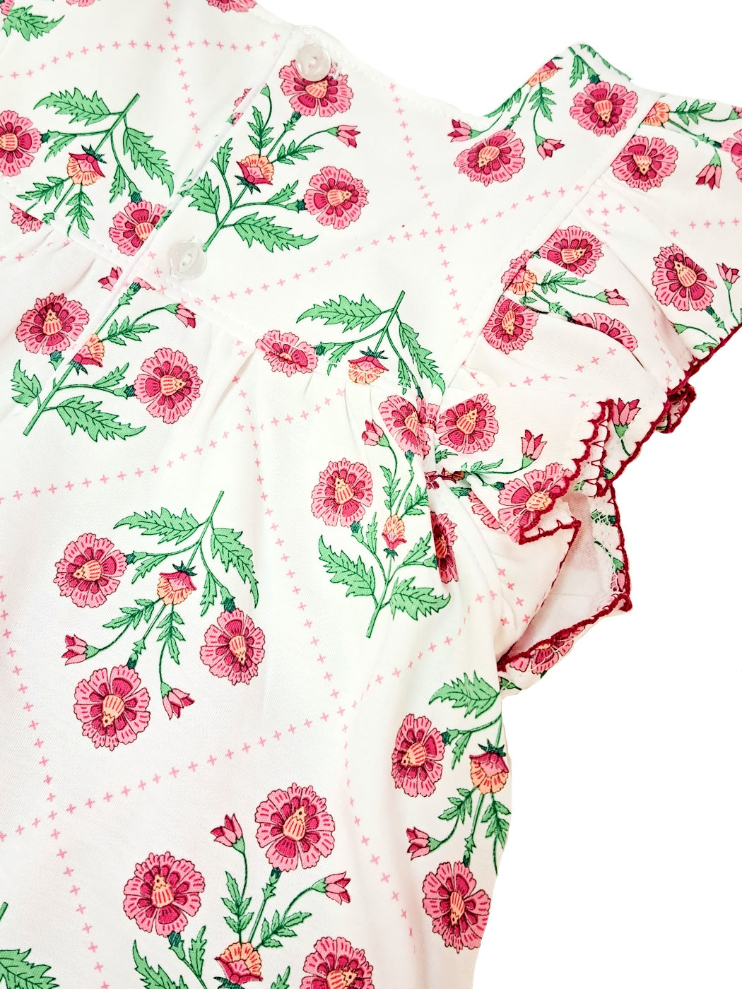 Madison Ruffle Floral Girl Dress - Little Threads Inc. Children's Clothing