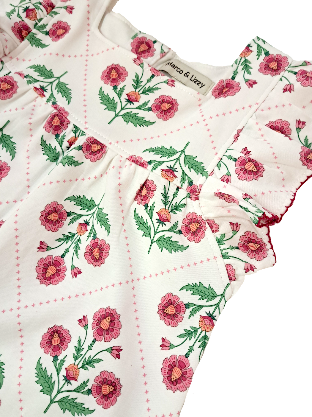 Madison Ruffle Floral Girl Dress - Little Threads Inc. Children's Clothing