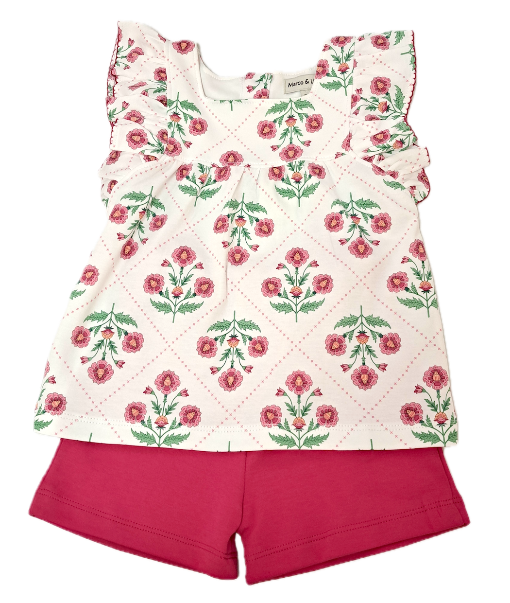 Madison Girls Floral Short Set - Little Threads Inc. Children's Clothing