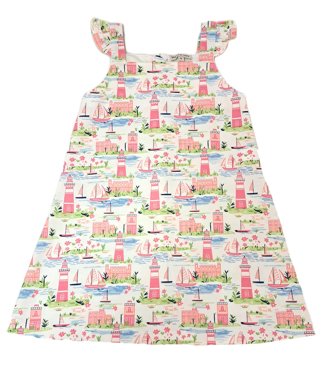 St Bart Girl's Sundress - Little Threads Inc. Children's Clothing
