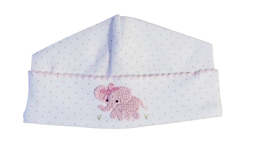 Baby Girl's "Elephant Collection" Pima Cotton Hat - Little Threads Inc. Children's Clothing