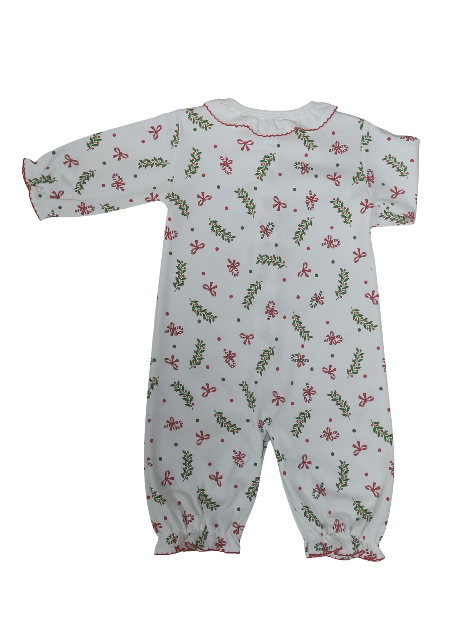 Christmas Candy Cane Pima Baby Take me home Converter Gown