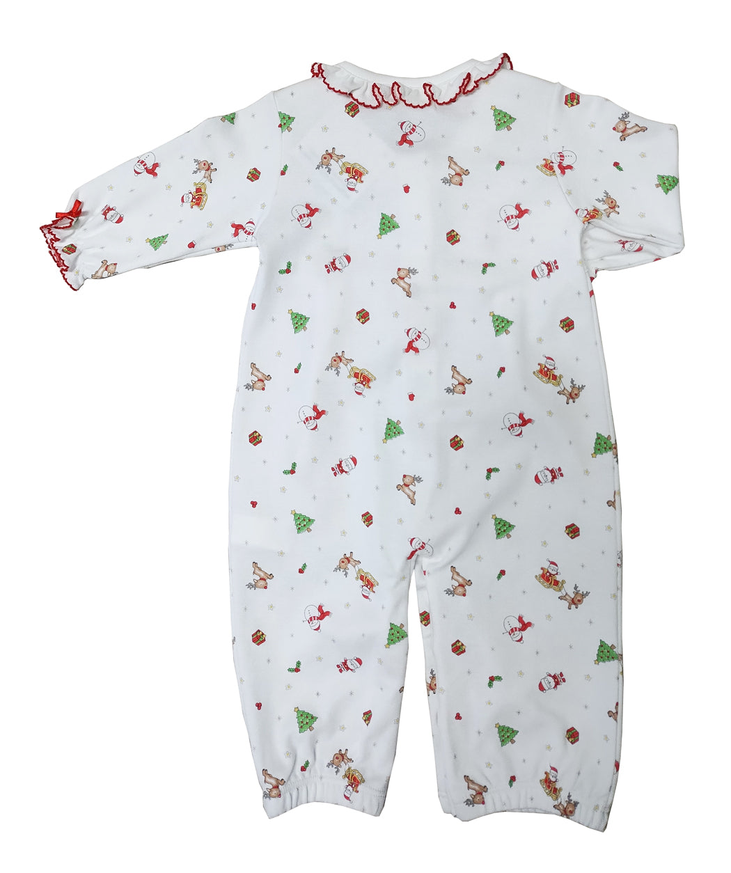 Baby Girl's Santa & Reindeer Christmas Converter - Little Threads Inc. Children's Clothing