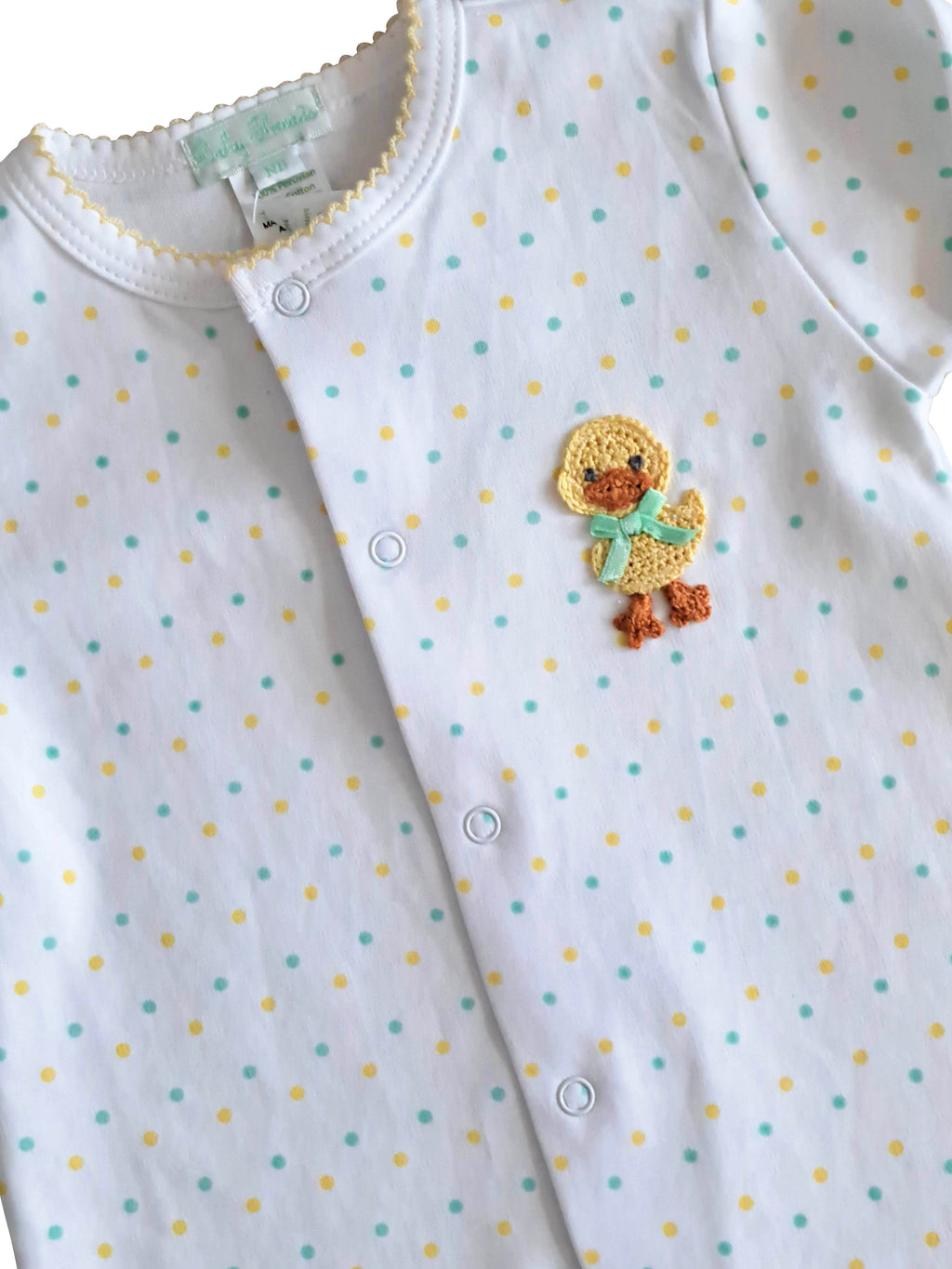 Ducky Polka Dots Baby's Converter - Little Threads Inc. Children's Clothing