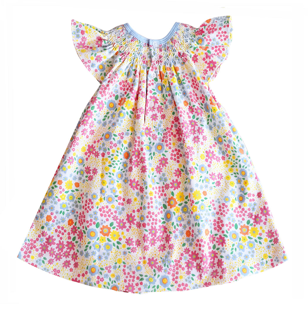 Alisson Hand smocked bishop Pima Cotton - Little Threads Inc. Children's Clothing
