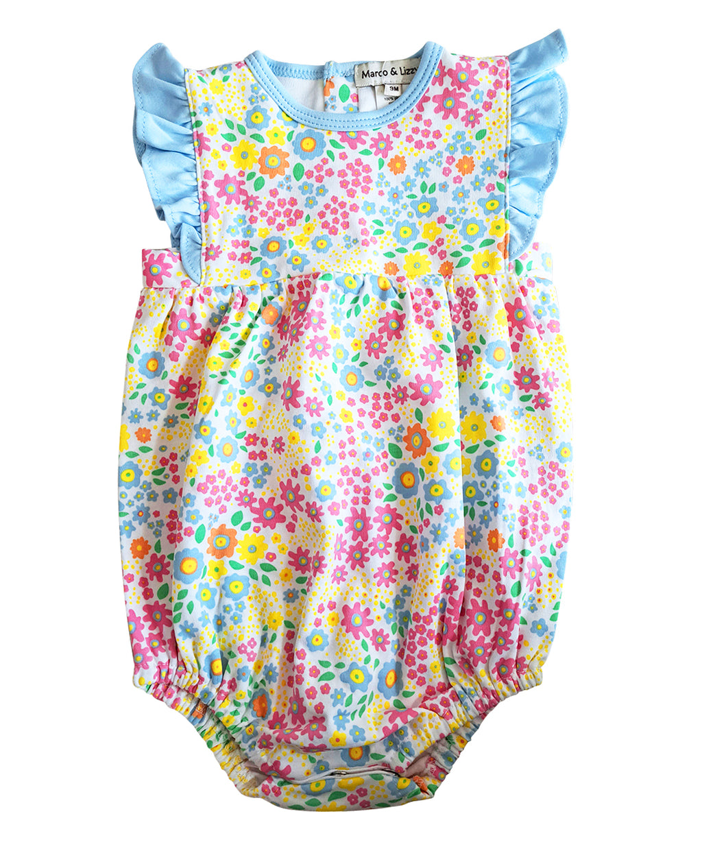 Baby Girl's Flower Print Romper - Little Threads Inc. Children's Clothing
