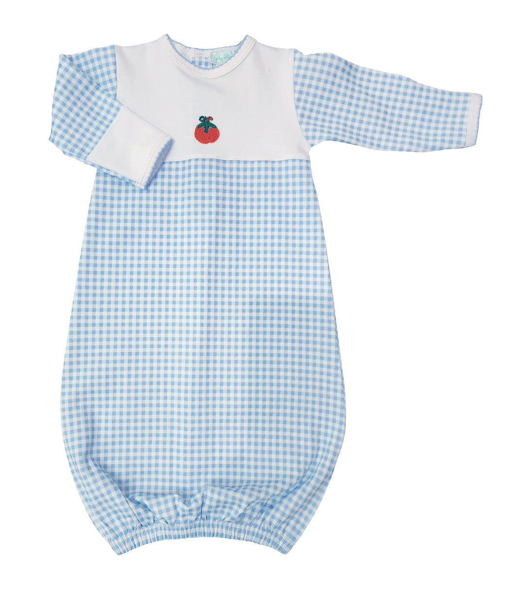 Baby Boy's "Fall Pumpkins Collection" Gown - Little Threads Inc. Children's Clothing