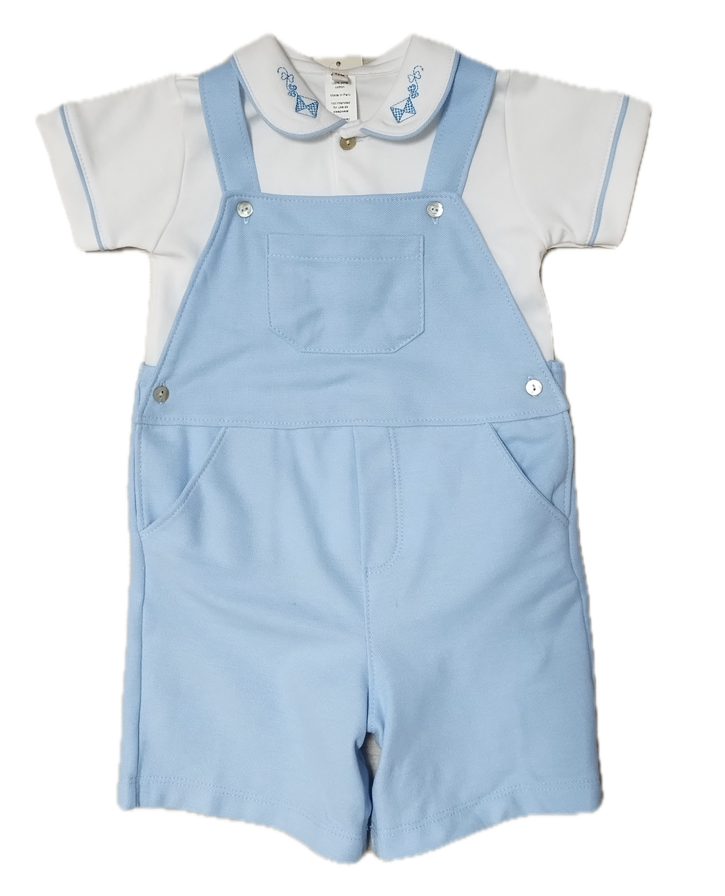 Spring Meadows 2 pc boy's overall set - Little Threads Inc. Children's Clothing