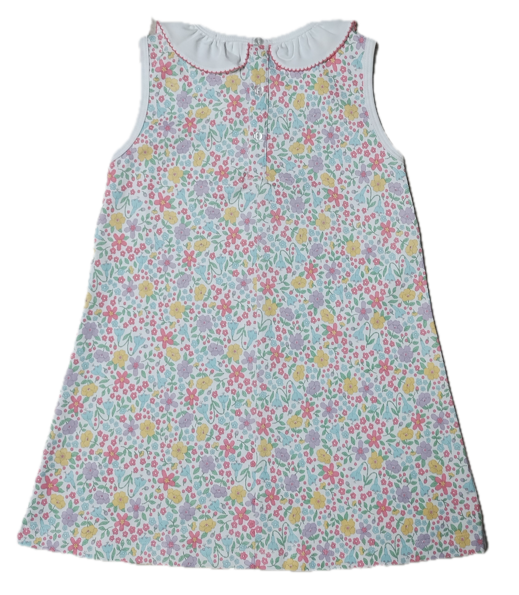 Girl's ruffled collar dress Spring Meadows Collection - Little Threads Inc. Children's Clothing