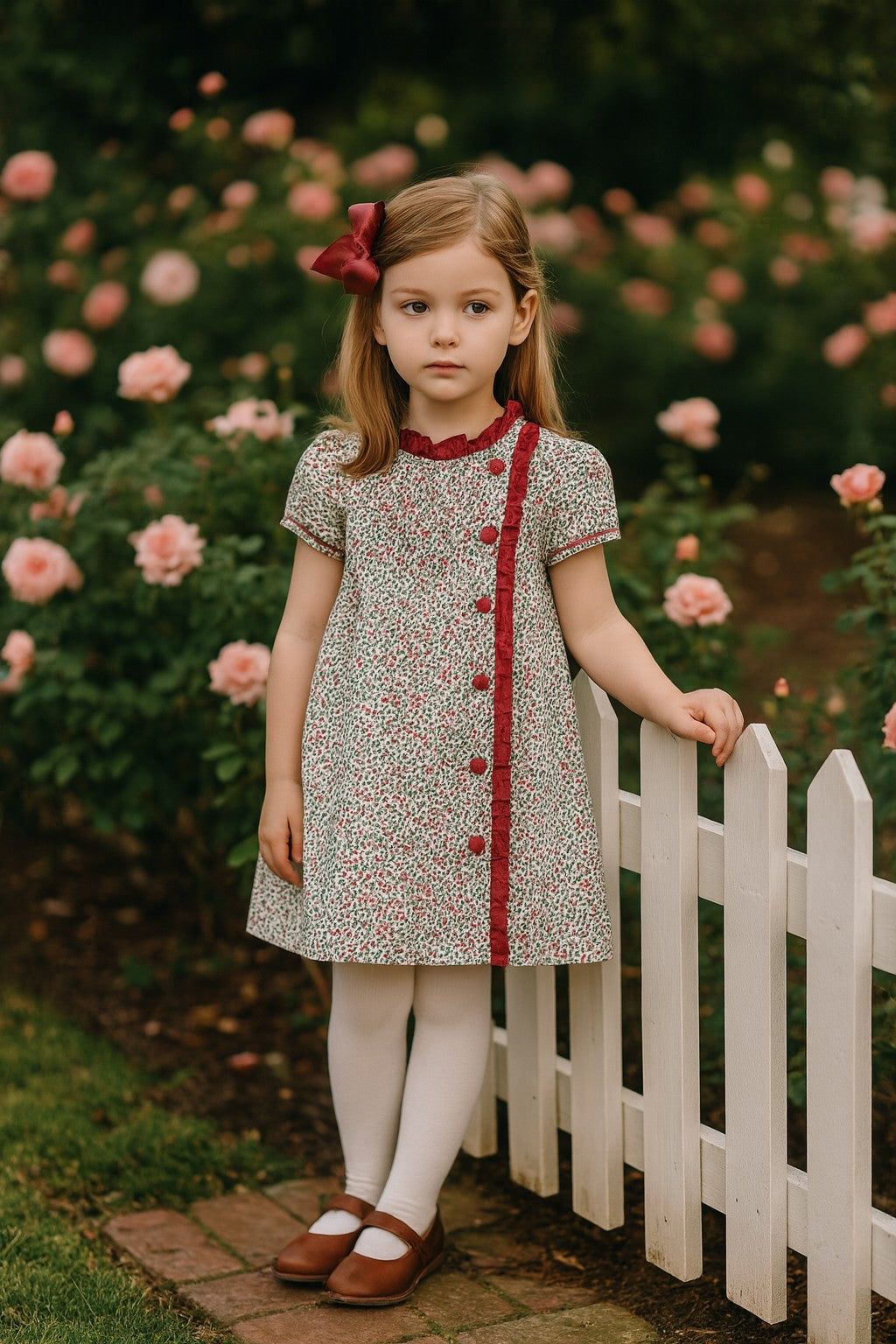 Isabella Fall A line Girls Dress