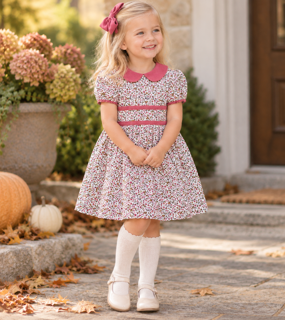 Isabella collection Classic Dress - Little Threads Inc. Children's Clothing