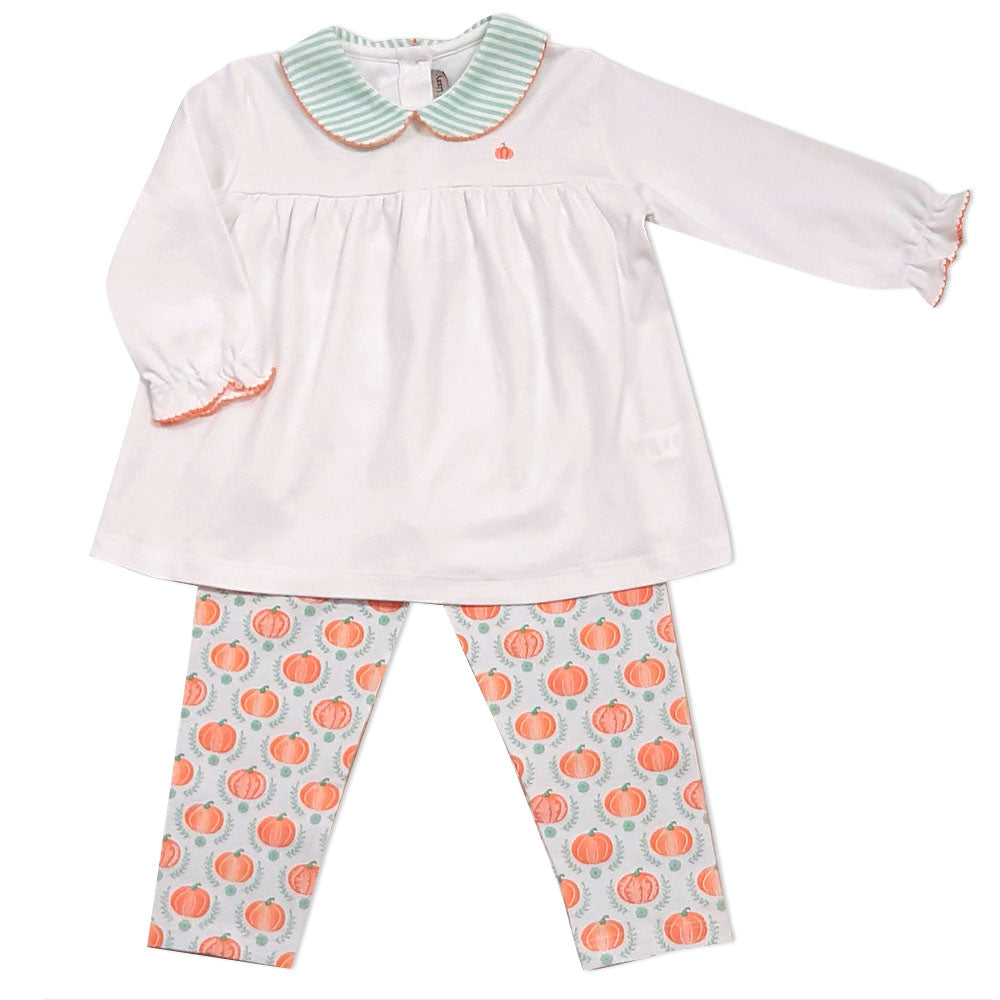 Girls pumpkin legging set - Little Threads Inc. Children's Clothing