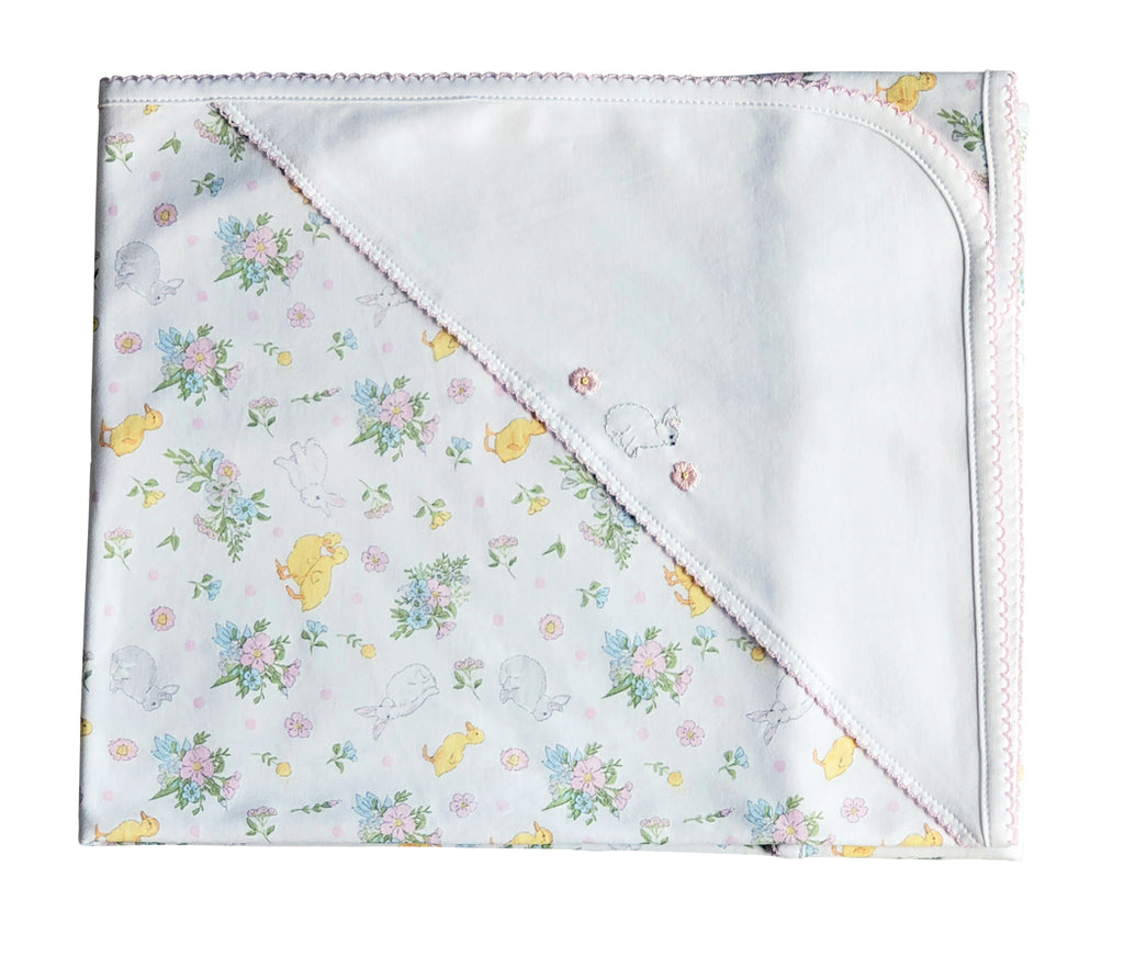 Easter Floral Baby Blanket - Little Threads Inc. Children's Clothing