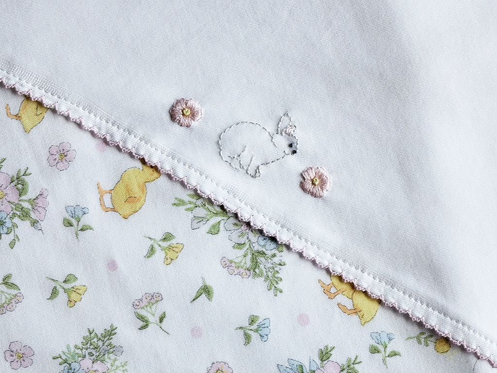 Easter Floral Baby Blanket - Little Threads Inc. Children's Clothing