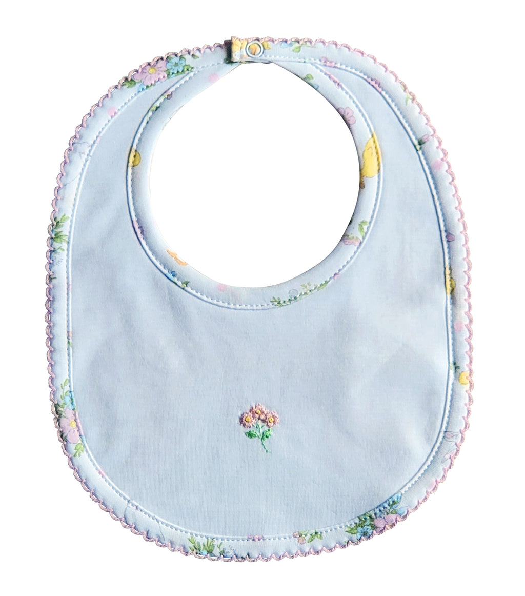 Easter floral print baby bib - Little Threads Inc. Children's Clothing