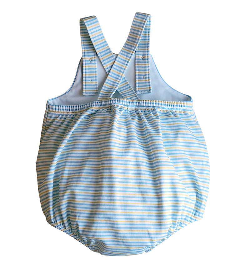Fish Baby Boy Sun suit Pima Cotton - Little Threads Inc. Children's Clothing